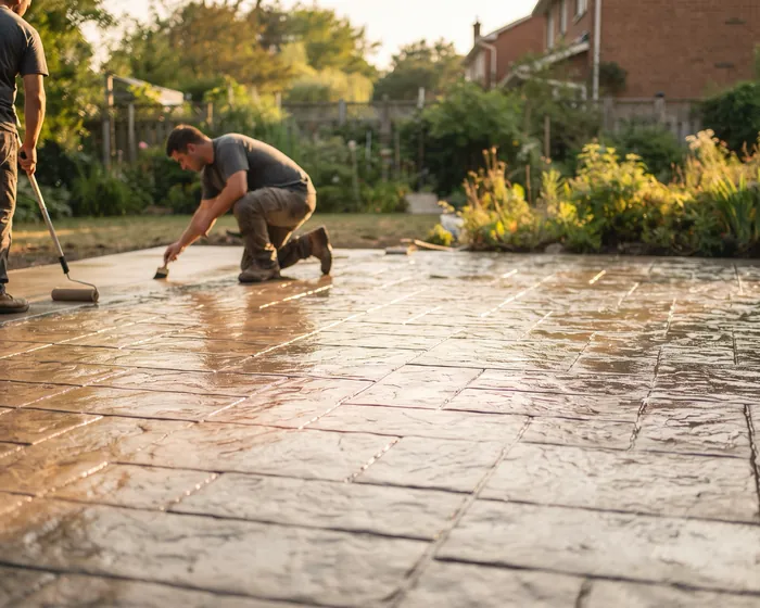 Stamped and Decorative Concrete by F&D Concrete Designs